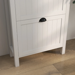HOMCOM Shoe Cabinet 60W x 24D x 97H cm Eight Pair Capacity With Adjustable Shelves Hallway Storage by HOMCOM