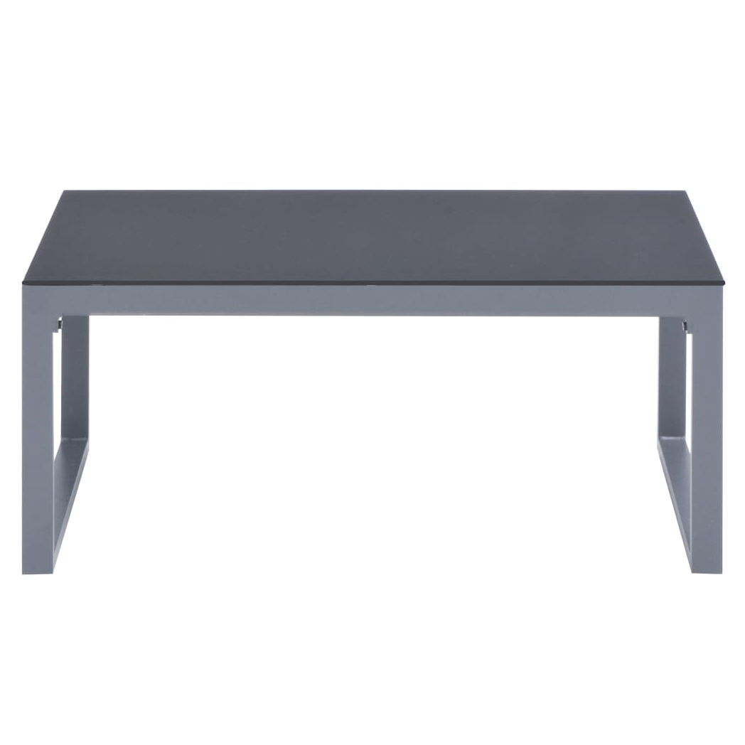 vidaXL Coffee Table 90x50x40 PowderCoated Patio