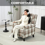 HOMCOM HOMCOM Recliner Chair for Living Room Wingback Chair with Padded Armrest - Recliner