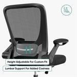 Albert Austin Drafting Chair 24 Inch Seat Height 360 Degree Swivel Ergonomic Lumbar Support For Designers - Unbranded - Home Symphony