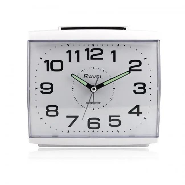 Ravel Ravel Large Square Retro Bedside Quartz Alarm Clock RC037.4 - Clock