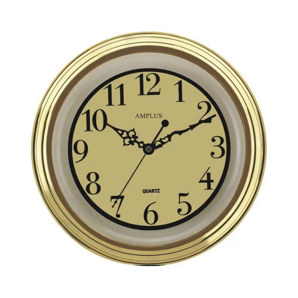 Amplus Amplus 12" Wall Clock Gold PW031G - Clock