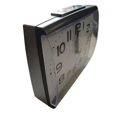 Amplus Amplus Large Numbers Dial With Silent Sweep Light Snooze Graphite Alarm Clock PT175G - Clock
