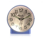 Ravel Ravel Round Mid Sized Bedside Quartz Blue Alarm Clock RC039.6 - Clock