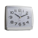 Amplus Amplus Large Numbers Dial With Silent Sweep Light Snooze Silver Alarm Clock PT175 - Clock