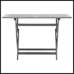 vidaXL 5 Piece Garden Dining Set Solid Acacia Wood Grey by vidaXL