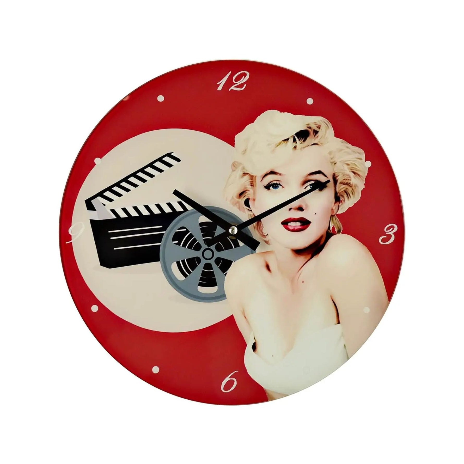 Widdop Iconic Collection Glass Wall Clock - Clock