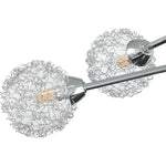 Premium Ceiling Light Five Light Mesh Wire Glass Shades Chrome Finish For Modern Living Rooms - vidaXL - Home Symphony