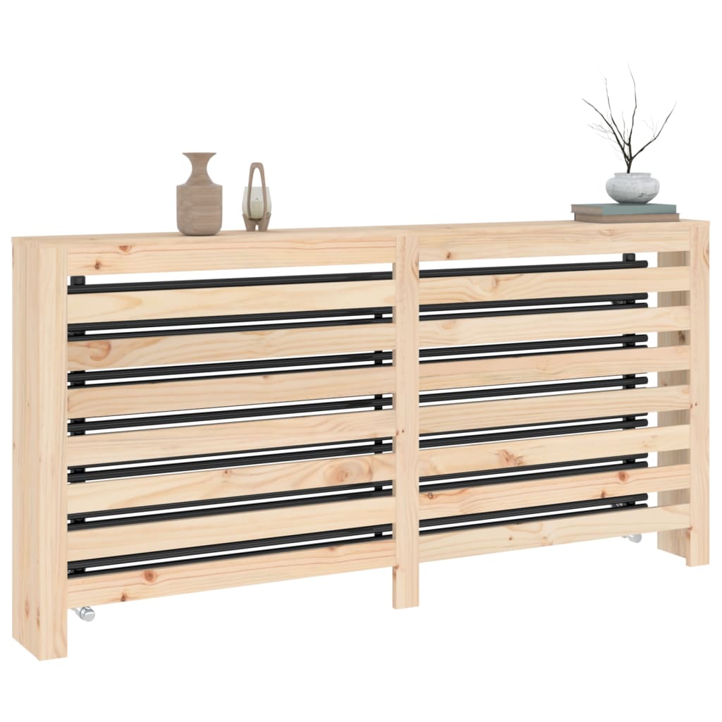 Solid Pine Radiator Cover 169x19x84 cm Shelf