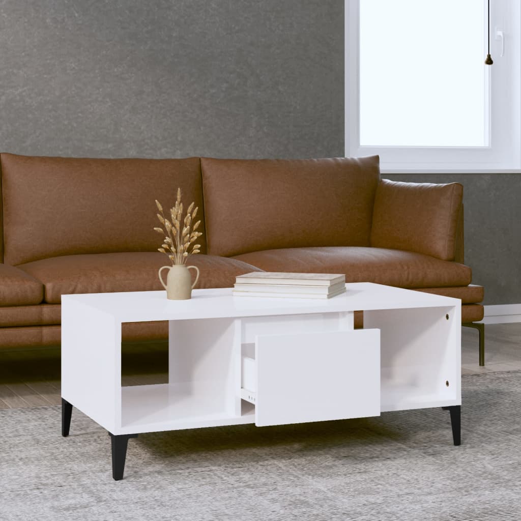 VidaXL Coffee Table 90x50x36cm HighGloss HomeUse