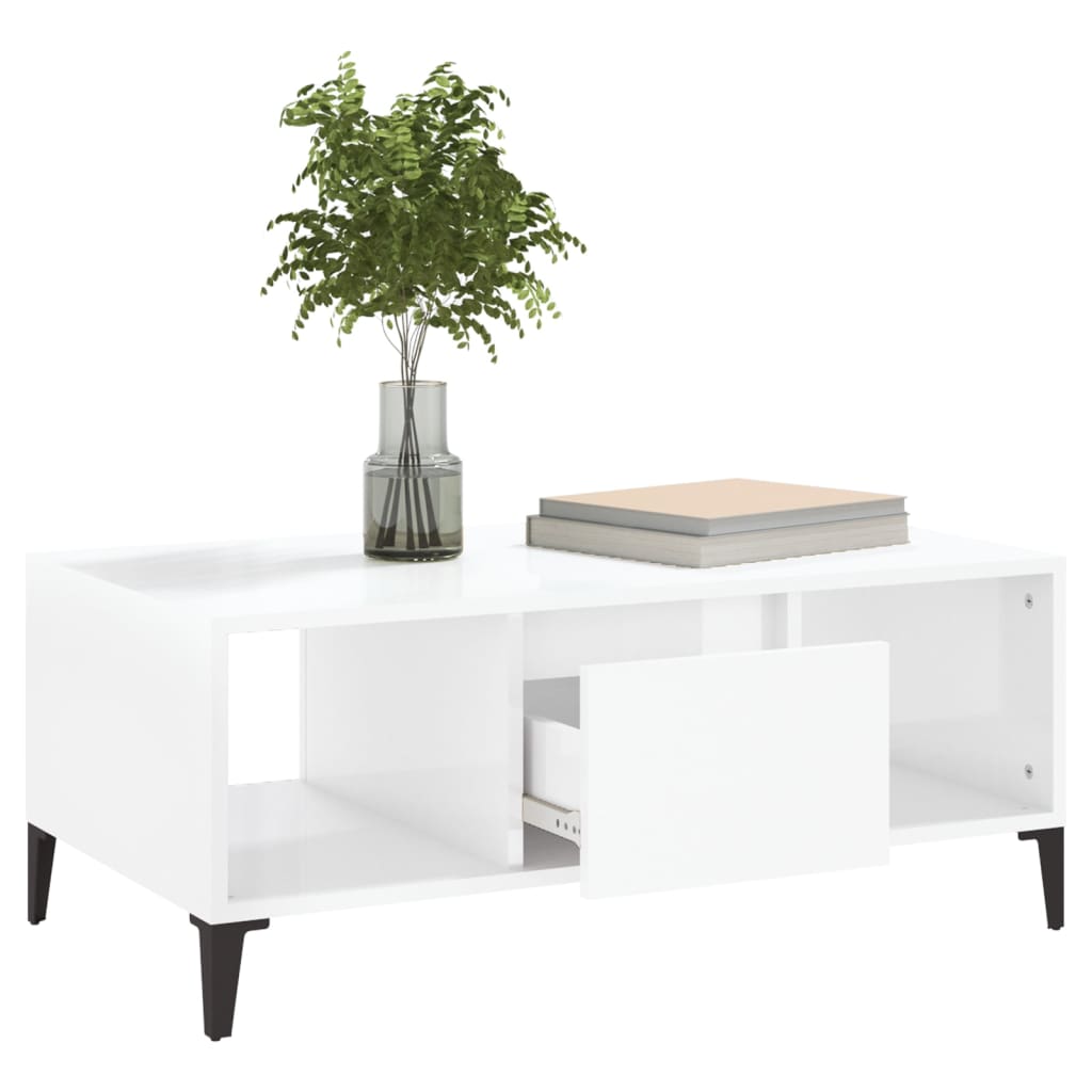 VidaXL Coffee Table 90x50x36cm HighGloss HomeUse