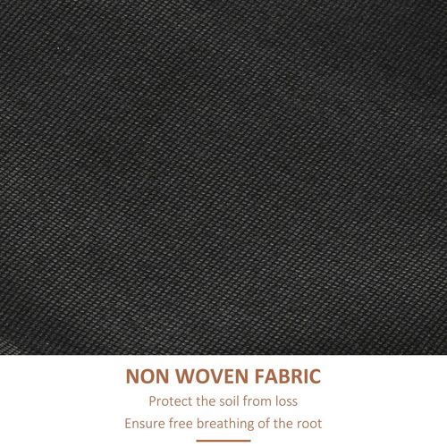 Outsunny Raised Garden Bed Wooden Plant Stand Orange - Home Symphony