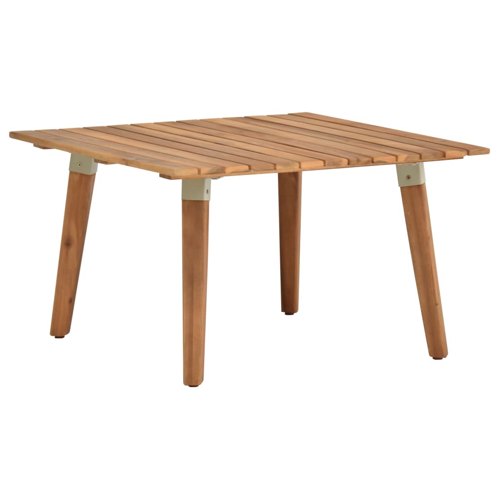 VidaXL Garden Coffee Table 60x60x36 cm Solid Acacia Wood Outdoor Patio All Weather - vidaXL - Home Symphony