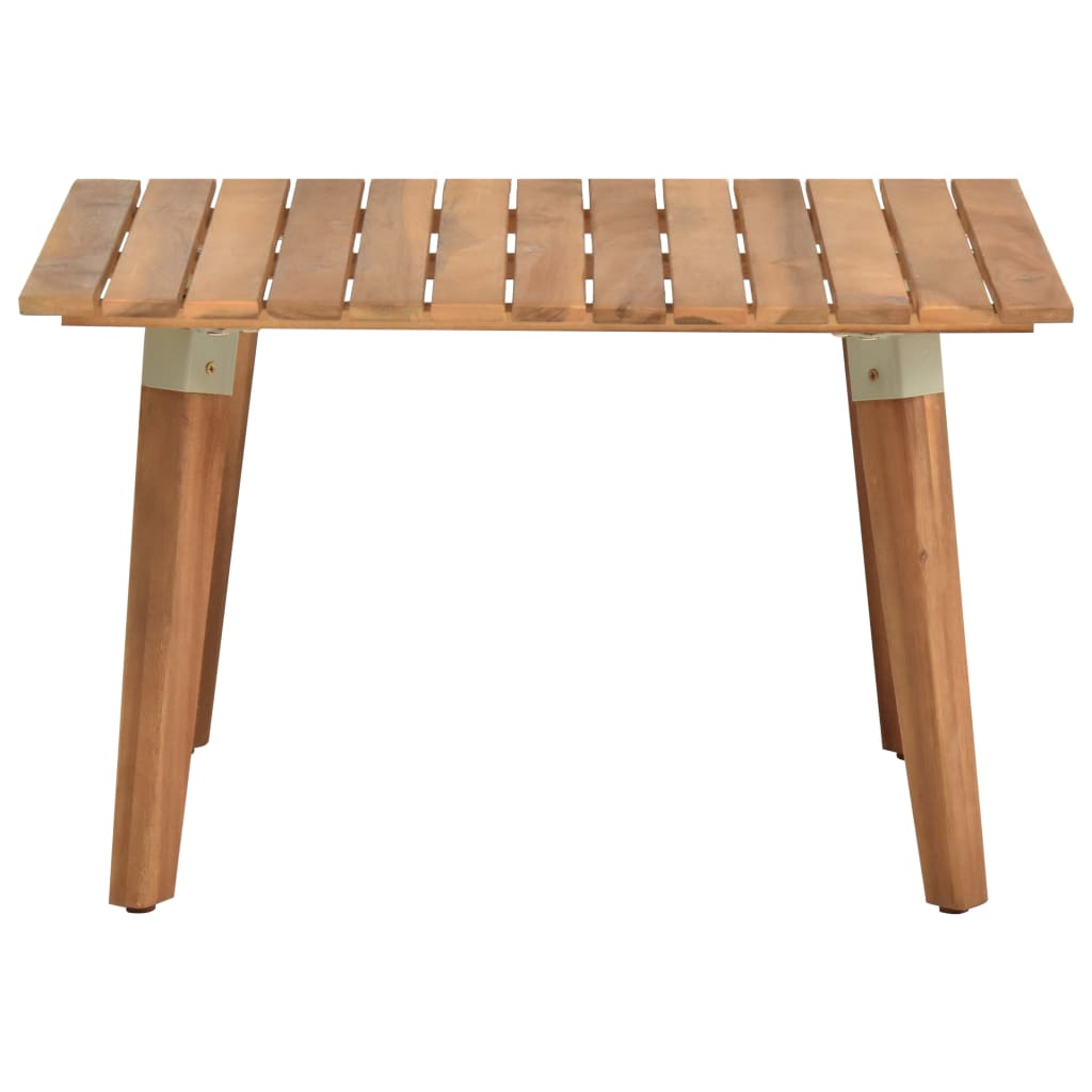 VidaXL Garden Coffee Table 60x60x36 cm Solid Acacia Wood Outdoor Patio All Weather - vidaXL - Home Symphony