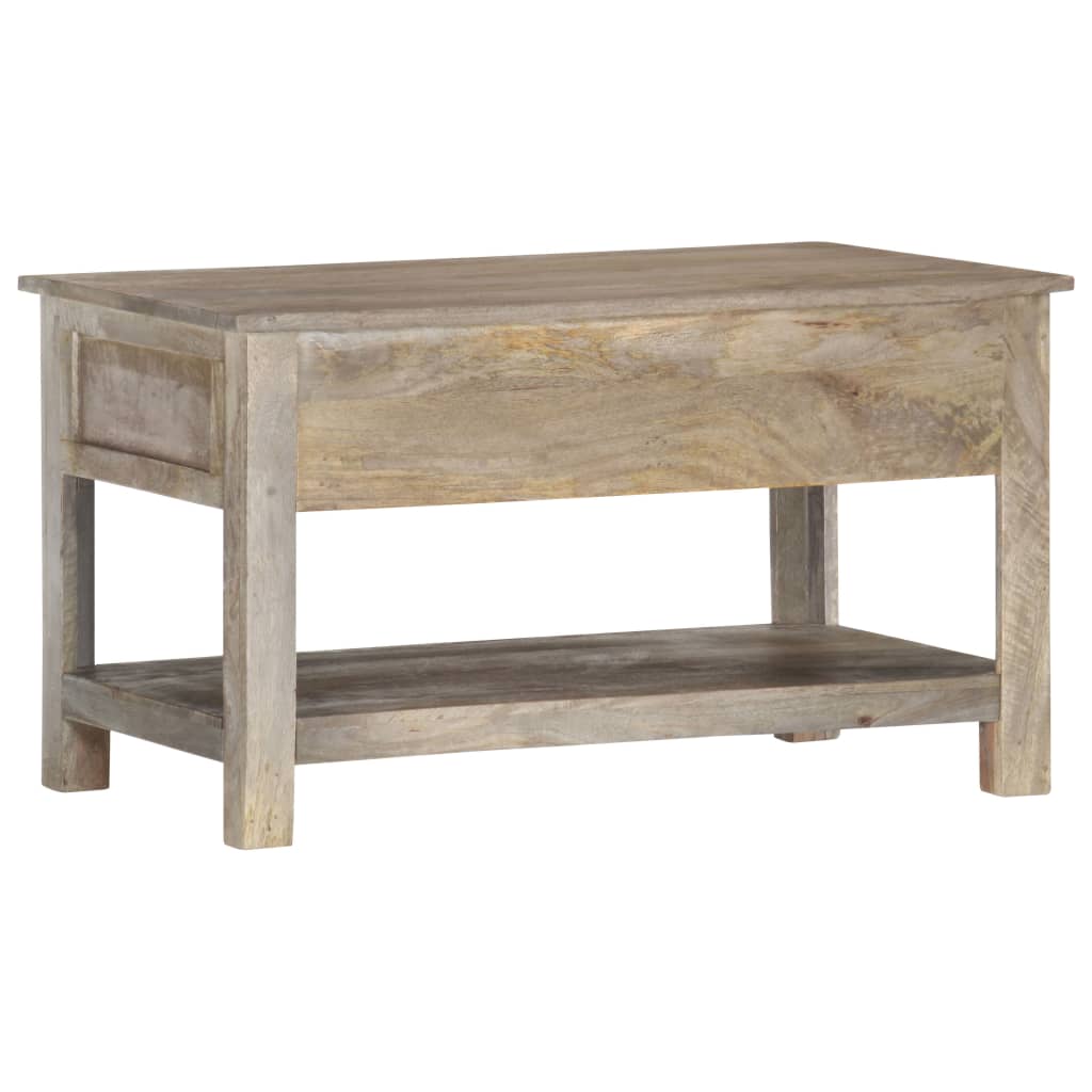 vidaXL Coffee Table 82x52x47 cm Solid Mango Wood Antique Style For Rustic Living Room Decor - vidaXL - Home Symphony