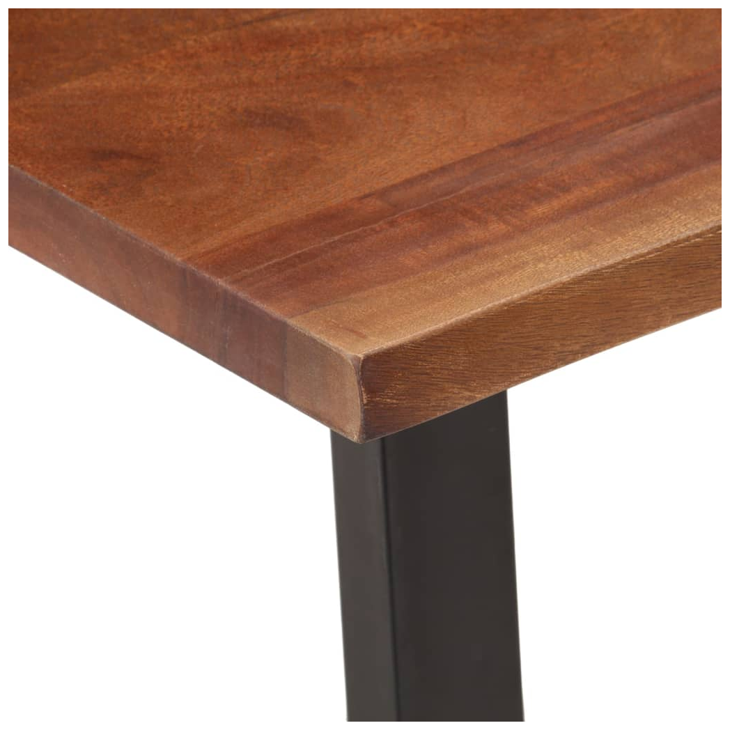 vidaXL VidaXL Coffee Table 110x55x40 cm Solid Acacia Live Edge for Modern Living Rooms - Coffee Table