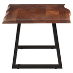vidaXL VidaXL Coffee Table 110x55x40 cm Solid Acacia Live Edge for Modern Living Rooms - Coffee Table