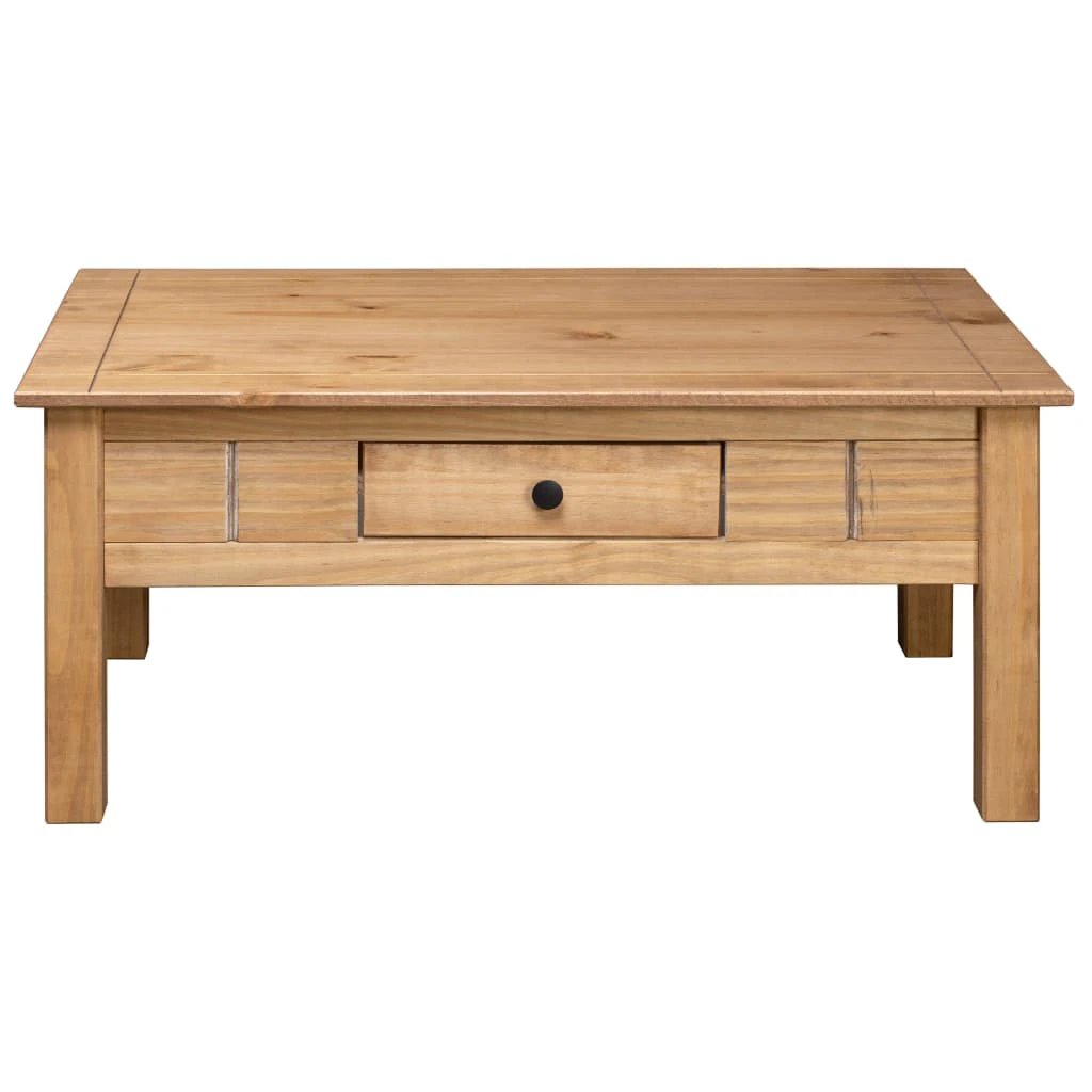 vidaXL vidaXL Coffee Table 100x60x45 cm Solid Pine With Drawer For Living Room Decor Ideal For Modern Living Rooms - Coffee Table