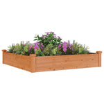vidaXL vidaXL Garden Raised Bed with Liner 120x45x25 cm Solid Wood Fir - Raised Beds