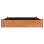 vidaXL vidaXL Garden Raised Bed with Liner 120x45x25 cm Solid Wood Fir - Raised Beds