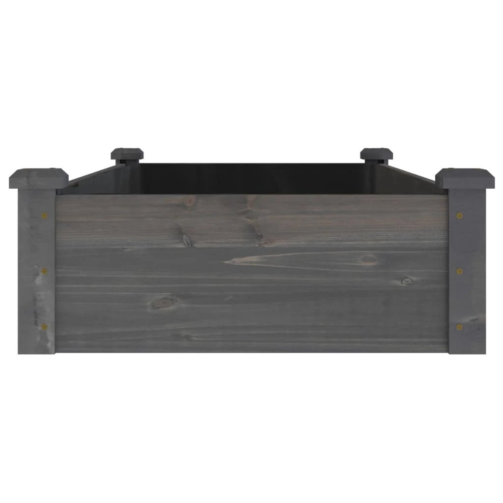 vidaXL vidaXL Garden Raised Bed with Liner 120x45x25 cm Solid Wood Fir - Raised Beds