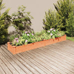vidaXL vidaXL Garden Raised Bed with Liner 120x45x25 cm Solid Wood Fir - Raised Beds