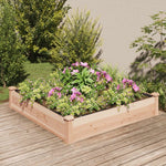 vidaXL vidaXL Garden Raised Bed with Liner 120x45x25 cm Solid Wood Fir - Raised Beds