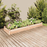 vidaXL vidaXL Garden Raised Bed with Liner 120x45x25 cm Solid Wood Fir - Raised Beds