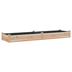 vidaXL vidaXL Garden Raised Bed with Liner 120x45x25 cm Solid Wood Fir - Raised Beds