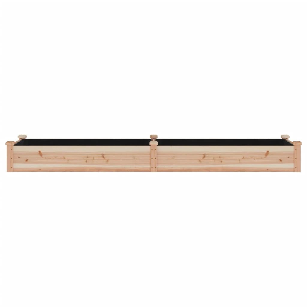 vidaXL vidaXL Garden Raised Bed with Liner 120x45x25 cm Solid Wood Fir - Raised Beds