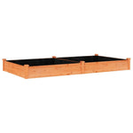 vidaXL Garden Raised Bed with Liner 120x45x25 cm Solid Wood Fir by vidaXL