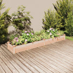 vidaXL Garden Raised Bed with Liner 120x45x25 cm Solid Wood Fir by vidaXL