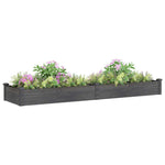 vidaXL vidaXL Garden Raised Bed with Liner 120x45x25 cm Solid Wood Fir - Raised Beds