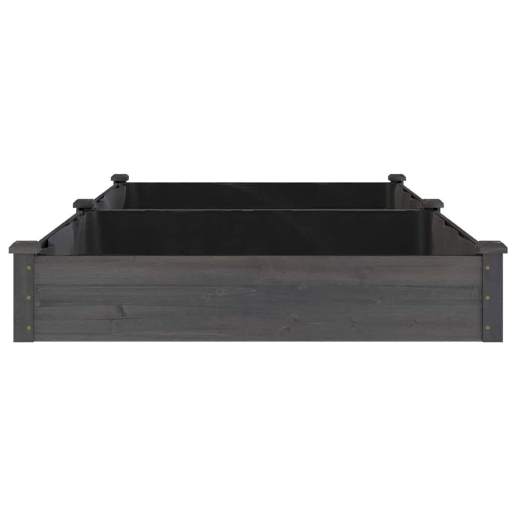 vidaXL vidaXL Garden Raised Bed with Liner 120x45x25 cm Solid Wood Fir - Raised Beds