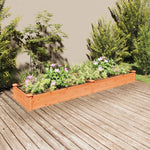 vidaXL vidaXL Garden Raised Bed with Liner 120x45x25 cm Solid Wood Fir - Raised Beds