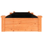 vidaXL vidaXL Garden Raised Bed with Liner 120x45x25 cm Solid Wood Fir - Raised Beds