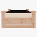 vidaXL vidaXL Garden Raised Bed with Liner 120x45x25 cm Solid Wood Fir - Raised Beds