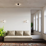 Emilio Ceiling Lamp 33x30x14 cm Wood Glass Modern E27 For Living Room Matte Glass Finish - Sollux Lighting - Home Symphony