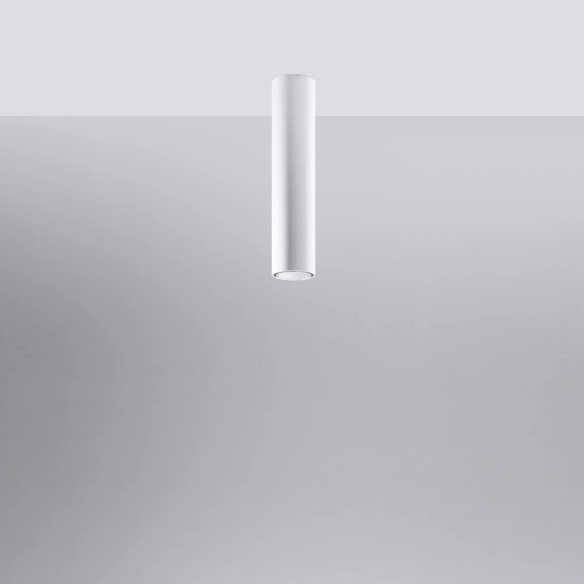 Lagos Ceiling Lamp Steel 6x6x40cm Modern GU10 by Sollux Lighting