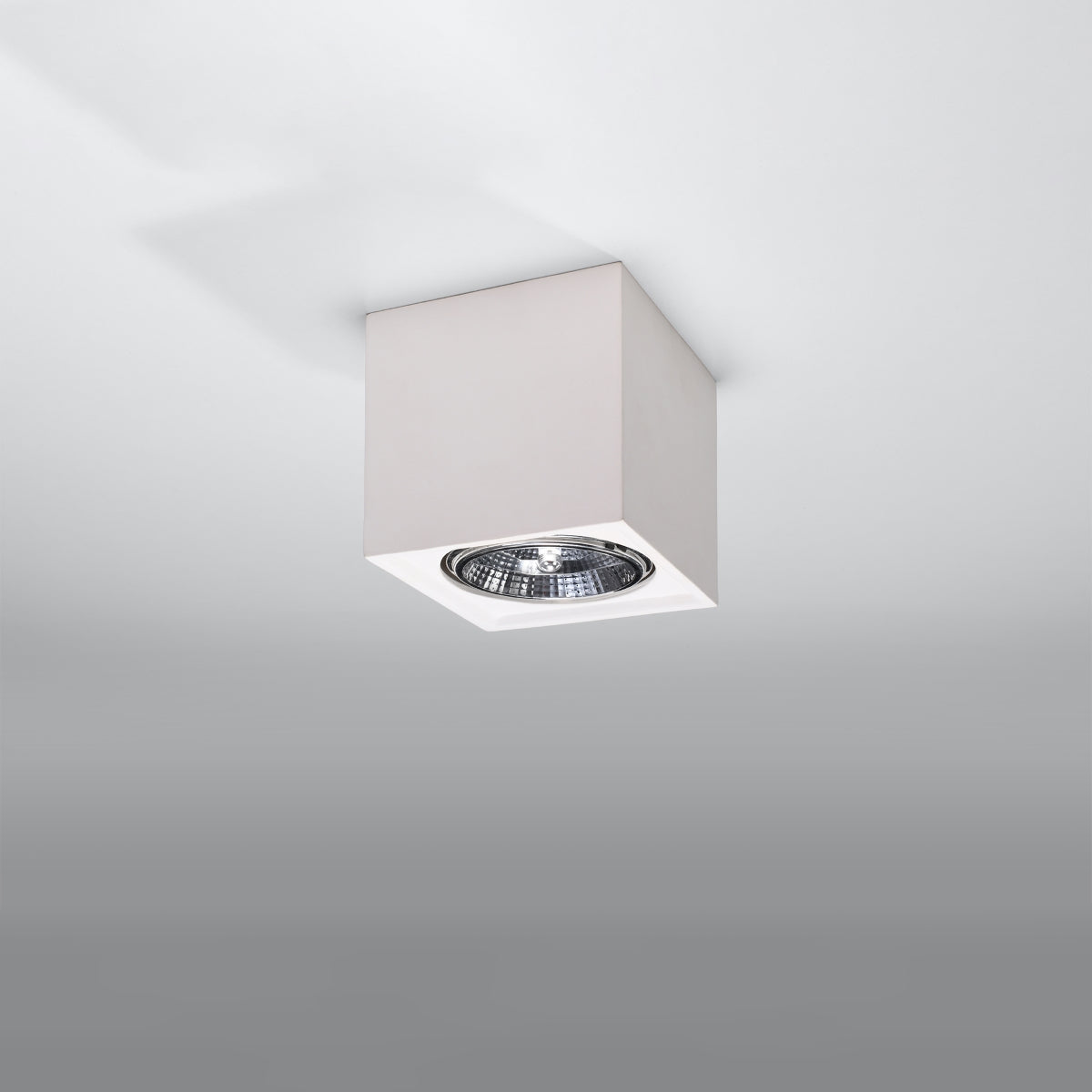 Seida Ceramic Ceiling Light 14cm Square Home - Sollux Lighting - Home Symphony