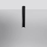 Lagos Ceiling Lamp 6x6x40 cm Steel GU10 Indoor by Sollux Lighting