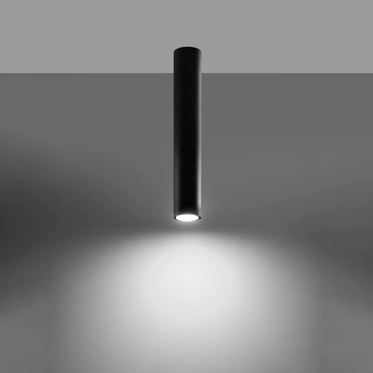 Lagos Ceiling Lamp 6x6x40 cm Steel GU10 Indoor by Sollux Lighting