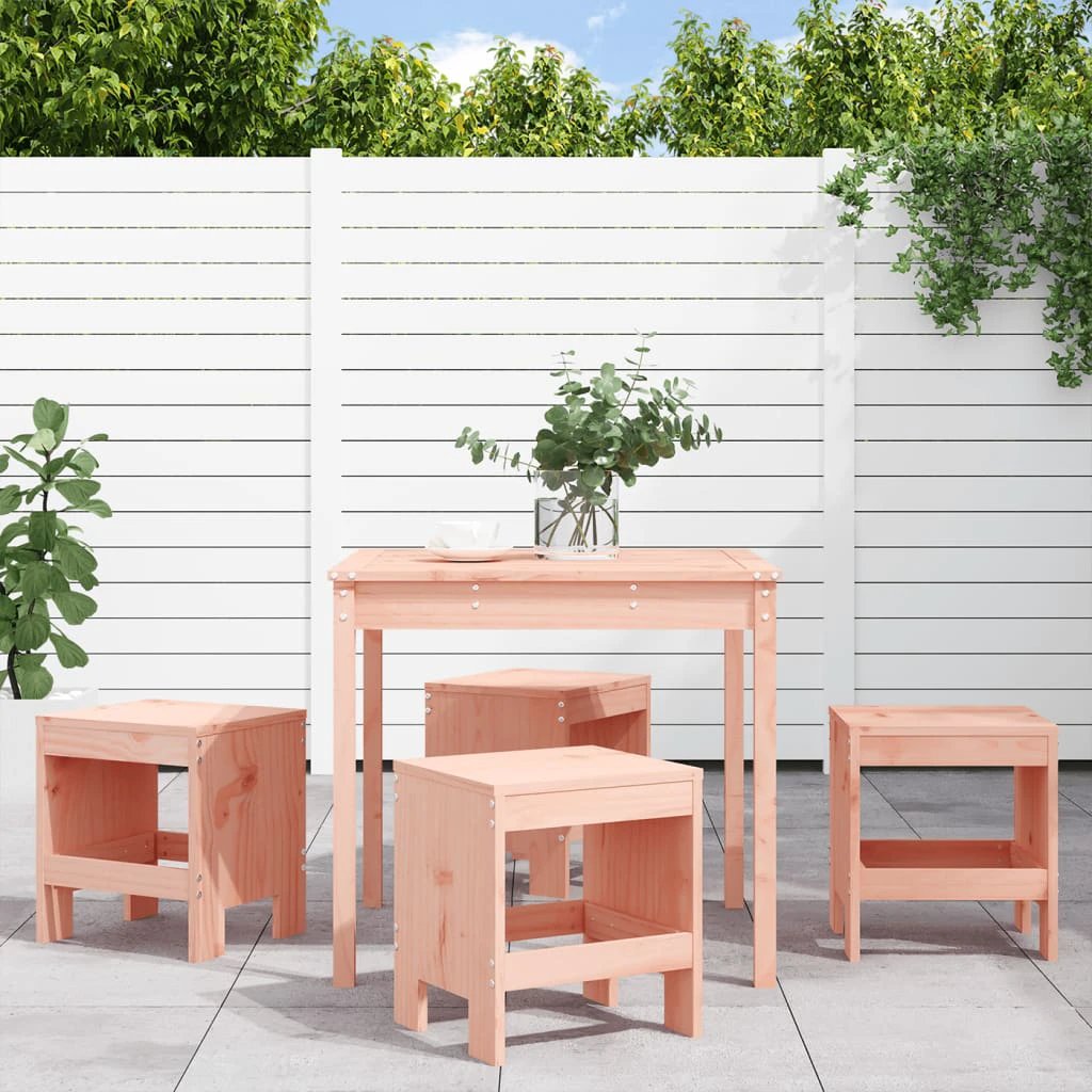 vidaXL VidaXL Garden Dining Set Solid Pine Wood 5 Piece Outdoor - Garden Set