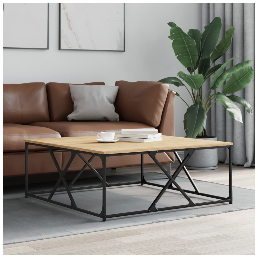 vidaXL VidaXL Coffee Table 100x100x40cm Engineered Wood Living Room - Coffee Table