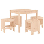 vidaXL VidaXL Garden Dining Set Solid Pine Wood 5 Piece Outdoor - Garden Set