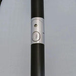 Outsunny 2.5m Round Curved Adjustable Parasol Sun Umbrella Metal Pole Grey by Outsunny