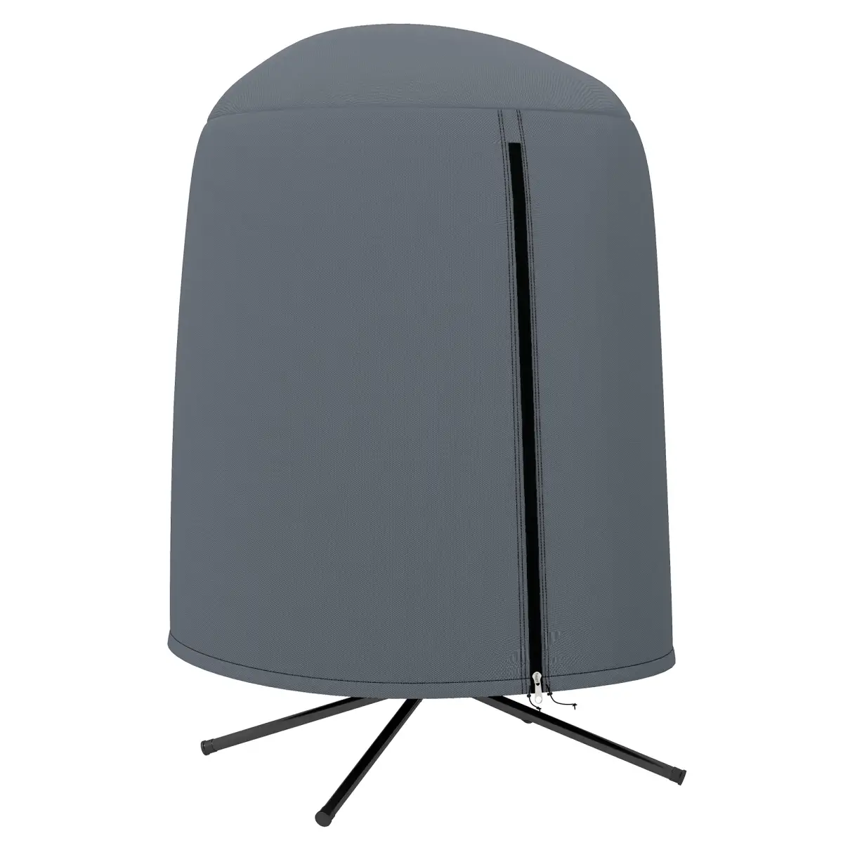 Outsunny Outsunny Hanging Egg Chair Cover Garden Swing Chair Cover Waterproof, Black - Cover