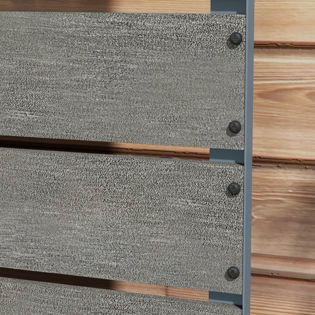 Outsunny raised garden bed 90cm with trellis and drainage, wood-plastic planter on aluminium frame