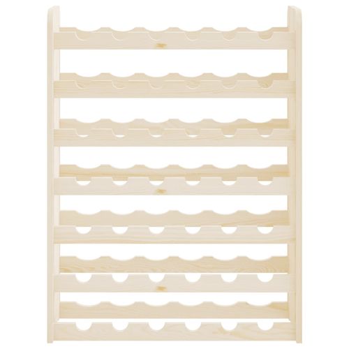 vidaXL Wooden Wine Rack 33x25x37 cm Solid Pine with Ample Storage for Wine Enthusiasts showcases your collection beautifully.