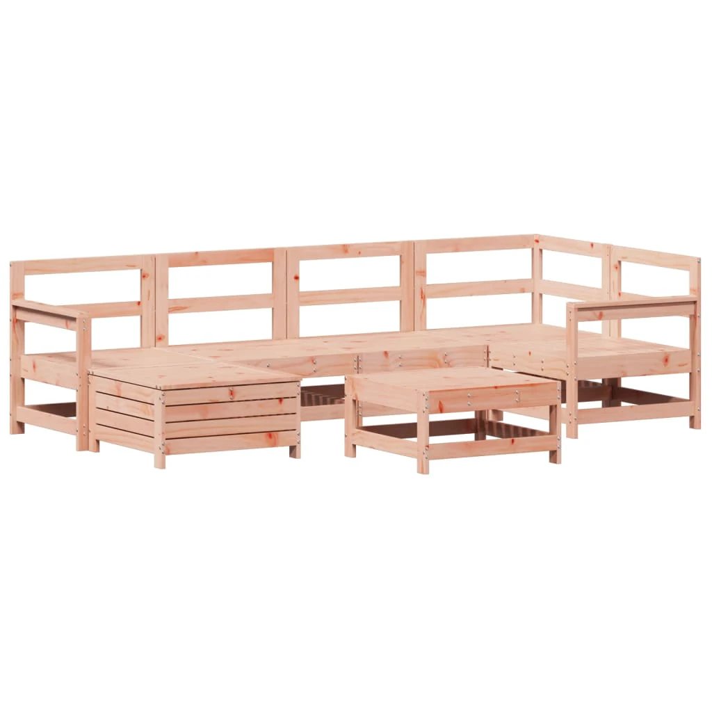 vidaXL 7 Piece Garden Sofa Set Solid Wood Pine by vidaXL